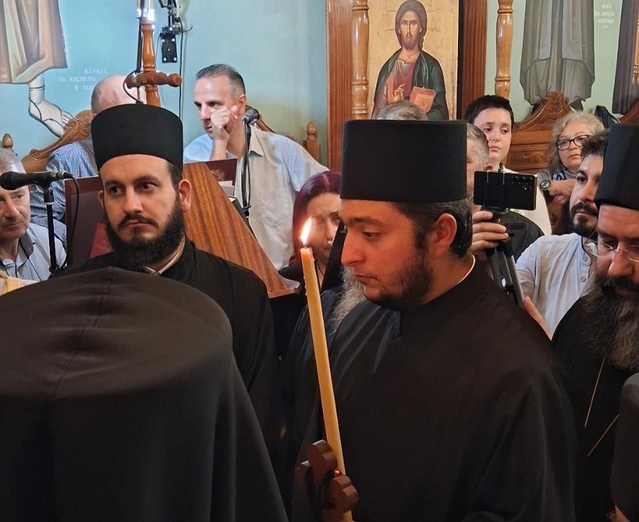 Μοναχός Παρθένιος ο Ξενοφών Νικολόπουλος στην Ι.Μ. Κοιμήσεως Θεοτόκου Κρυονερίου Ηλείας
