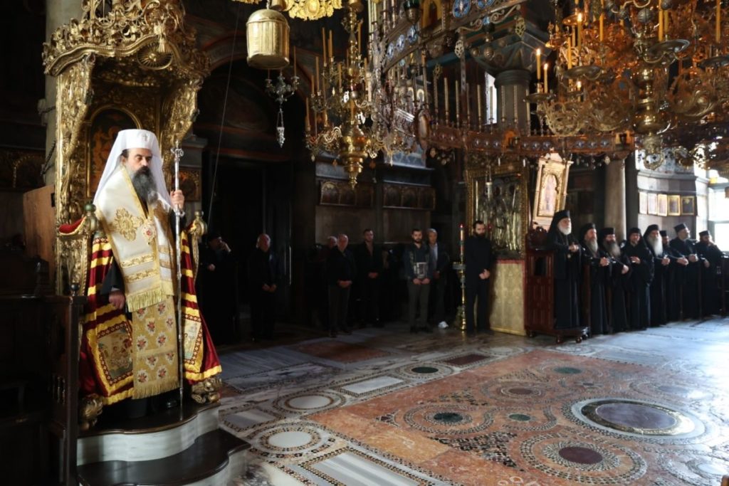 Ο Πατριάρχης Βουλγαρίας στην Ι.Μ. Ιβήρων