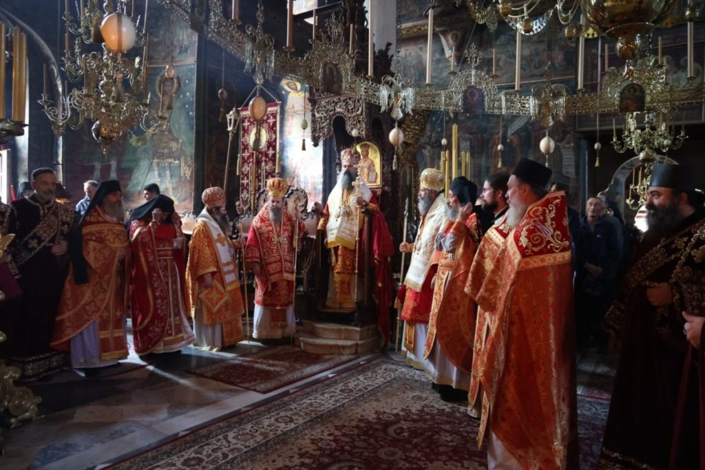 Άγιον Όρος: Πατριαρχική Θεία Λειτουργία για την εορτή των 26 Ζωγραφιτών Οσιομαρτύρων