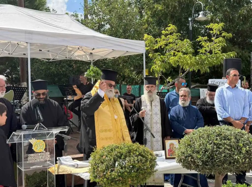 Η εορτή του Οσίου Θεοδώρου Ταμασέως στο Πολιτικό – Αγιασμός στον Αναλυόντα