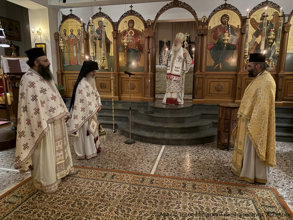 Αγρυπνία για την εορτή της Παναγίας της Γοργοεπηκόου στο Ναό του Οσίου Νίκωνος Ιεράπετρας
