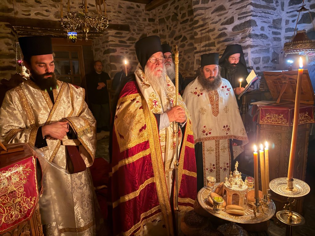 Ο Κερκύρας Νεκτάριος στο Άγιον Όρος