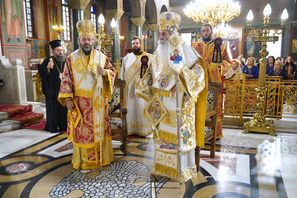 Η εορτή του Αγίου Μεγαλομάρτυρος Δημητρίου του Μυροβλύτου στην Ιερά Μητρόπολη Πειραιώς.