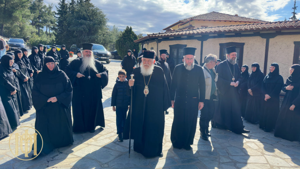 Ο Αρχιεπίσκοπος Ιερώνυμος στην Ιερά Μονή Κοιμήσεως της Θεοτόκου Πανοράματος