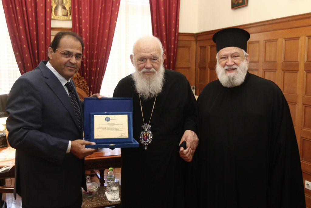 Ο Δήμαρχος Αμοργού στον Αρχιεπίσκοπο Ιερώνυμο