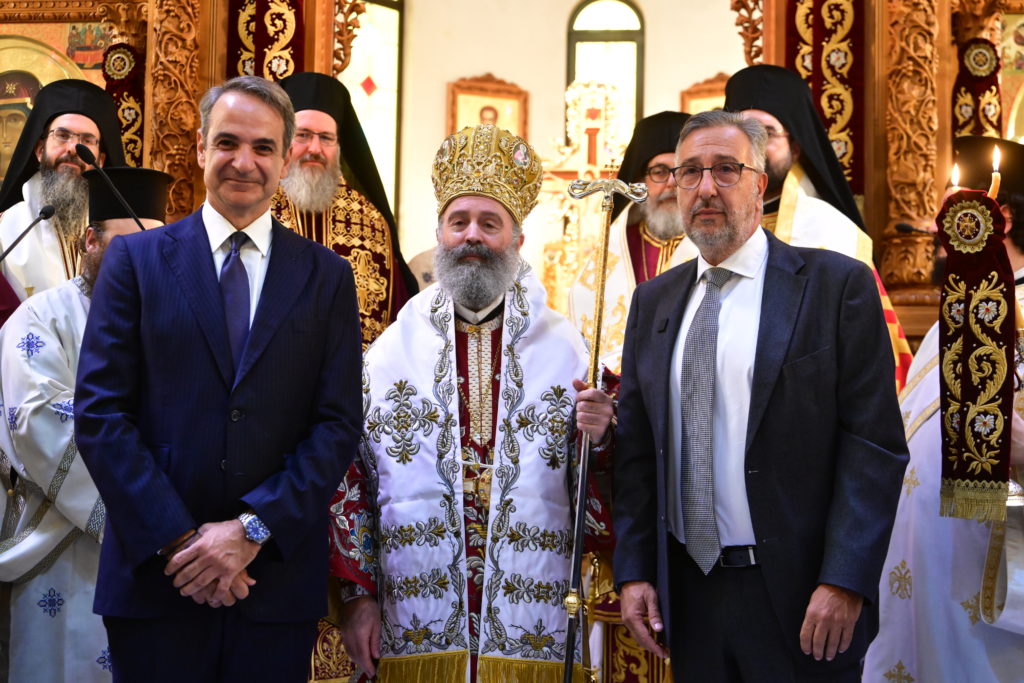 Παρουσία του Πρωθυπουργού Κ. Μητσοτάκη η πανήγυρη της ενορίας Αγίου Δημητρίου ομωνύμου Δήμου Αττικής