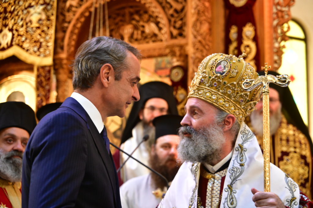 Ο Αυστραλίας Μακάριος συνεχάρη από τον Άγιο Δημήτριο τον Πρωθυπουργό για τη Μονή Σινά