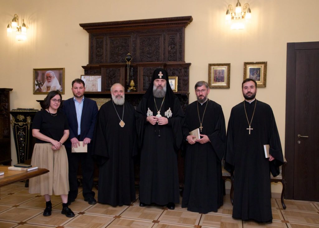 Συνάντηση του Πατριάρχη Γεωργίας με συντελεστές νέας εκδοτικής σειράς