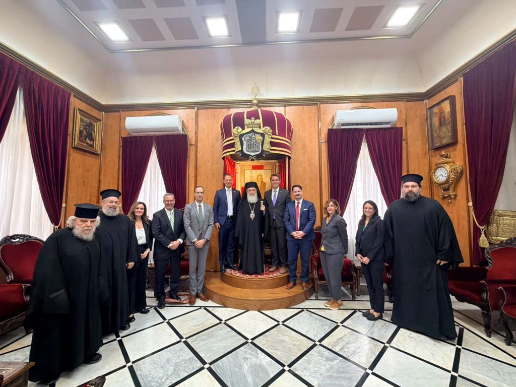Συναντήσεις Πατριάρχη Ιεροσολύμων με τον Πρέσβη των ΗΠΑ και προσκυνητές