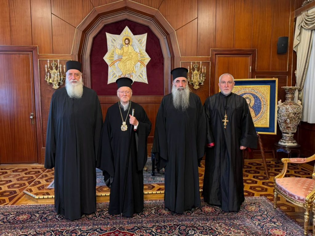 Αντιπροσωπεία του Πατριαρχείου Γεωργίας στο Φανάρι για την επέτειο του Οικουμενικού Πατριάρχη