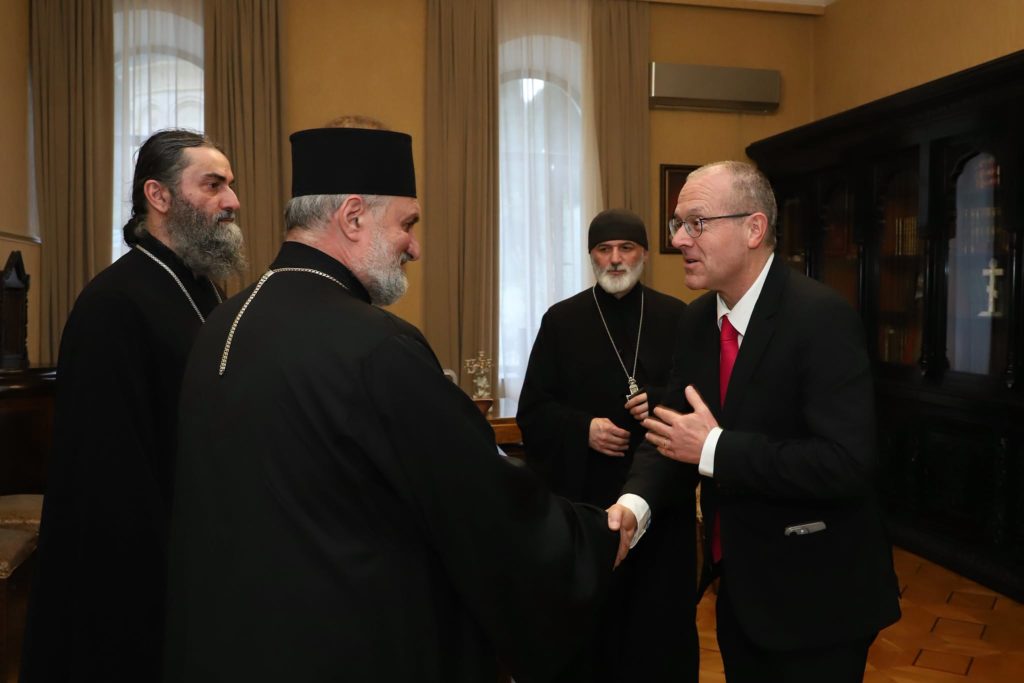 Επίσκεψη του επικεφαλής του Περιφερειακού Γραφείου Ευρώπης του ΠΟΥ στο Πατριαρχείο Γεωργίας