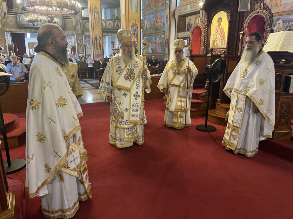 Συλλείτουργο Αρχιεπισκόπου Κύπρου και Μητροπολίτη Κιτίου στην Ιερά Μονή Αγίου Γεωργίου Κοντού στη Λάρνακα