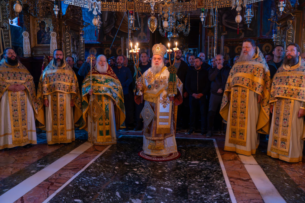 Η πανήγυρη του Οσίου Ευδοκίμου στην Ι.Μ.Μ. Βατοπαιδίου (ΦΩΤΟ)