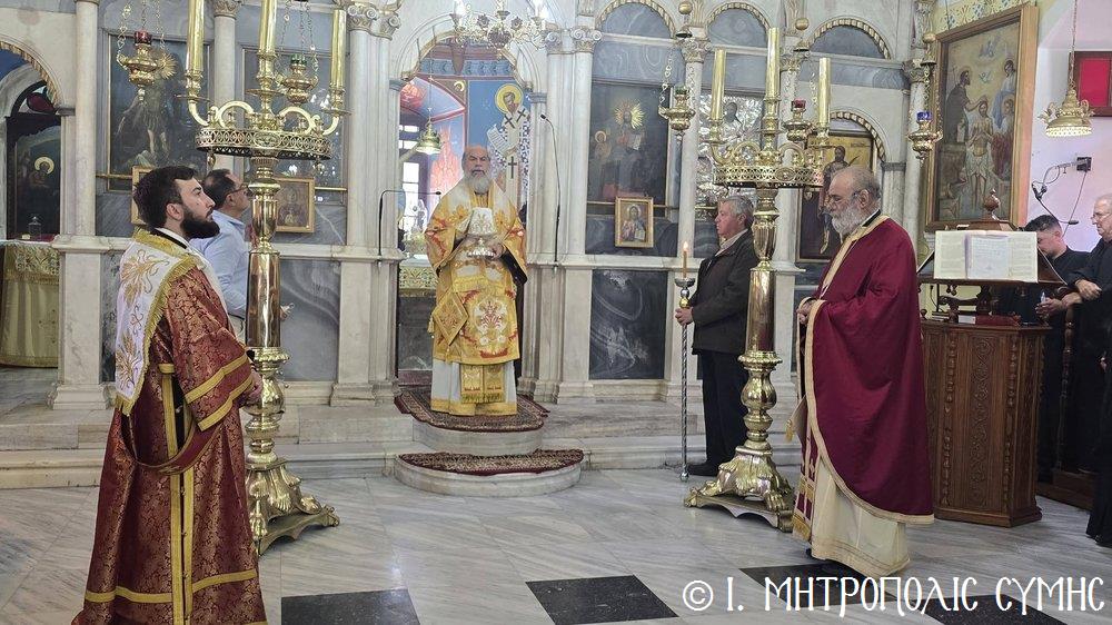 Μητροπολίτης Σύμης: Η πνευματική καρποφορία απαιτεί επιμονή, υπομονή και σταθερότητα