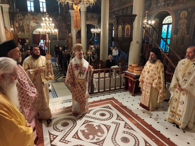 Ο εορτασμός της μνήμης του Ευαγγελιστή Λουκά στον Μητροπολιτικό Ναό Χαλκίδος