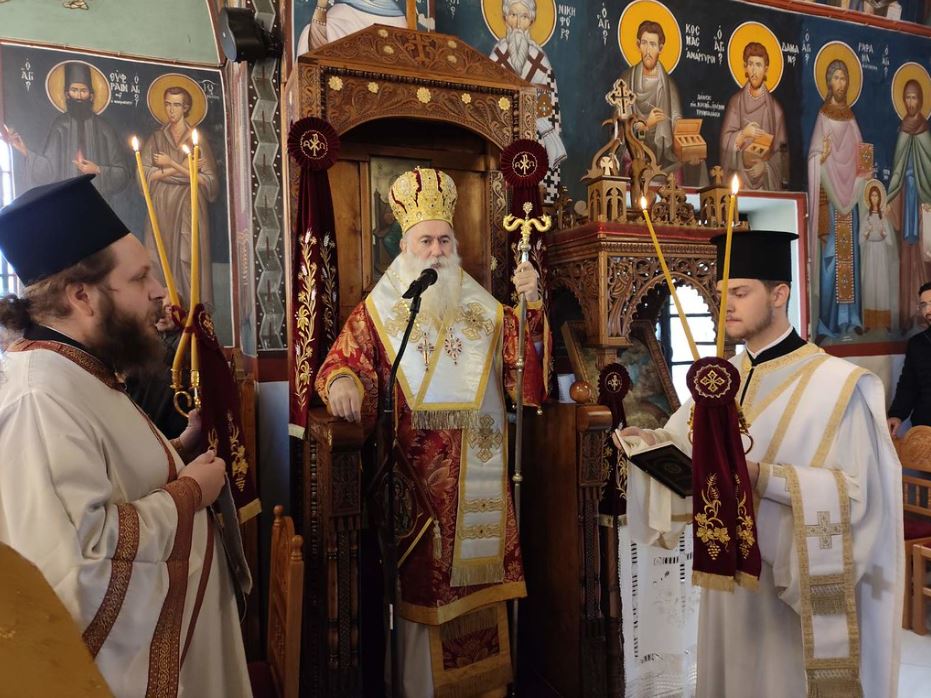 Η εορτή του Αγίου Αποστόλου και Ευαγγελιστού Λουκά στη Μητρόπολη Κορίνθου
