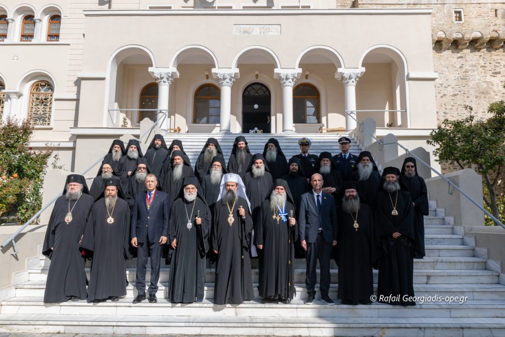 H επίσκεψη του Πατριάρχη Βουλγαρίας Δανιήλ στο Άγιον Όρος (ΦΩΤΟ)