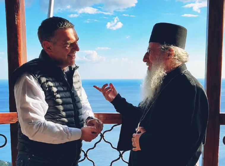 Ο Αλέξης Τσίπρας στη Σιμωνόπετρα (ΦΩΤΟ)