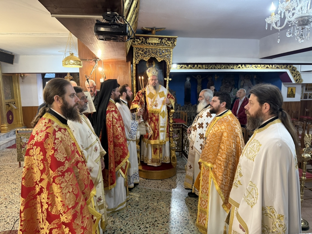 Η εορτή του Αγίου Ιωάννη του Μονεμβασιώτη στην Μητρόπολη Λαρίσης