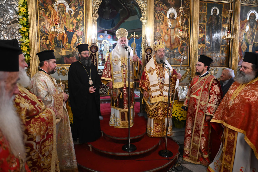 Αρχιερατικό Συλλείτουργο και χειροτονία Διακόνου στον πανηγυρίζοντα Ιερό Ναό Αγίου Δημητρίου Τρίπολης
