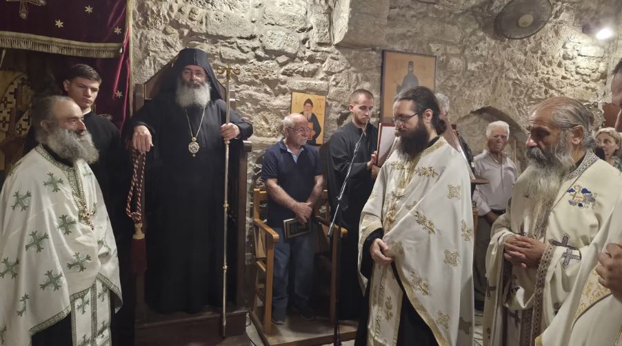 Πανηγυρικός Εσπερινός παρεκκλησίου Αγίου Ερμογένους στο Κούριο της Λεμεσού