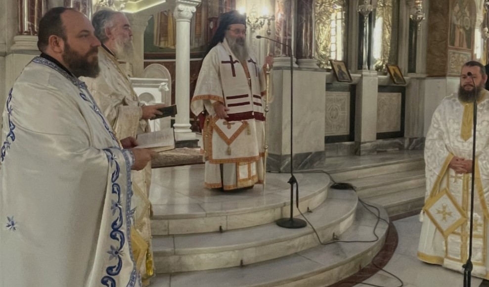 Η σύναξη των Αγίων της Χίου στον Ιερό Ναό Αγίου Δημητρίου Νέου Φαλήρου