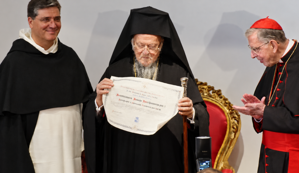 Αναγόρευση Οικουμενικού Πατριάρχη σε επίτιμο διδάκτορα από το Πανεπιστήμιο του Βατικανού