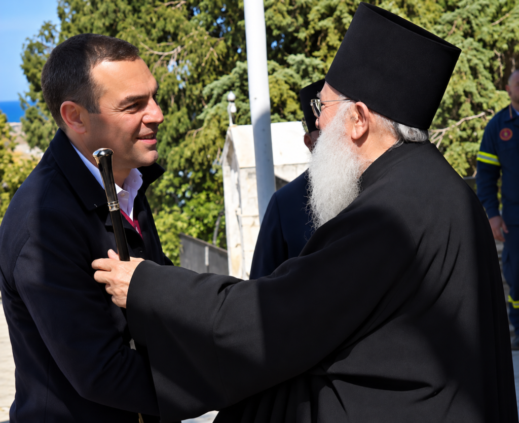 Επίσκεψη του Αλέξη Τσίπρα στην Ιερά Μεγίστη Μονή Βατοπαιδίου (ΒΙΝΤΕΟ)