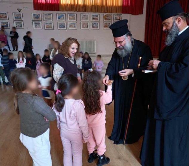 Ποιμαντική επίσκεψη του Μητροπολίτη Ρεθύμνης στα Ανώγεια