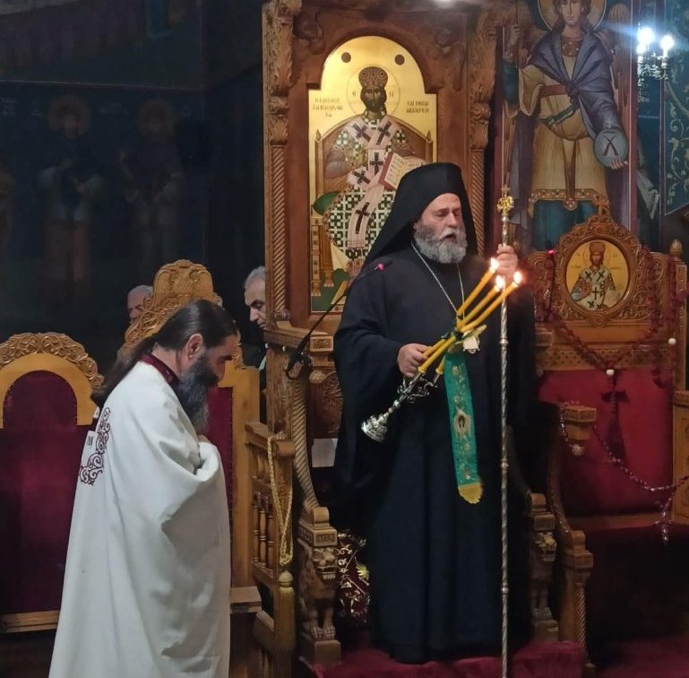Αρχιερατικός Εσπερινός του Σαββάτου στον Ιερό Ναό του Πολιούχου των Ιωαννίνων