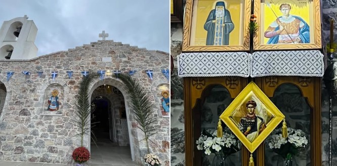 Τα Λουτρά Αιδηψού πλημμύρισαν από τη χάρη του Μυροβλύτου Αγίου Δημητρίου