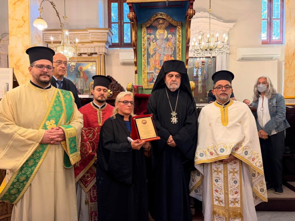 Η Ιερά Μητρόπολη Δέρκων τίμησε την Ιεροψάλτρια Ιωάννα Γρηγοριάδου για τα 22 έτη διακονίας της