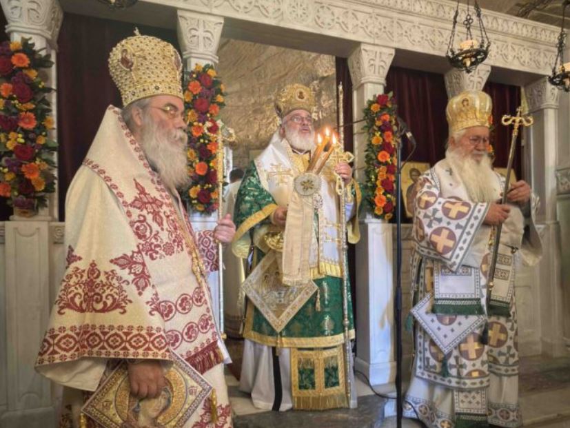 Συλλείτουργο στη Θήβα, όπου ο τάφος του αποστόλου Λουκά