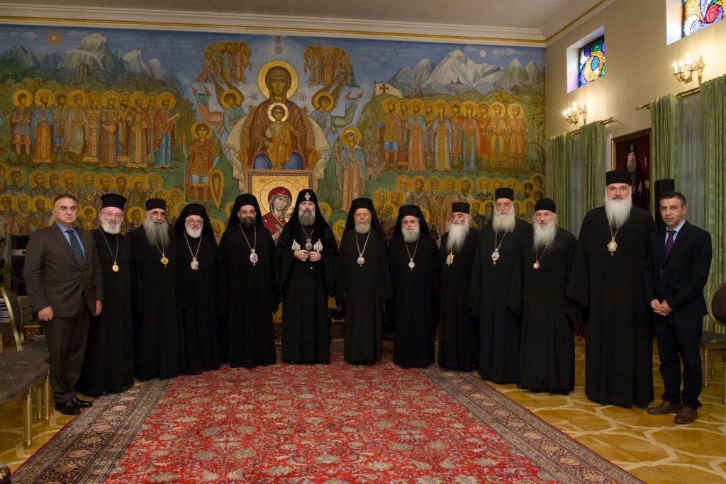 Αντιπρόσωποι Ορθοδόξων Εκκλησιών στον Πατριάρχη Γεωργίας