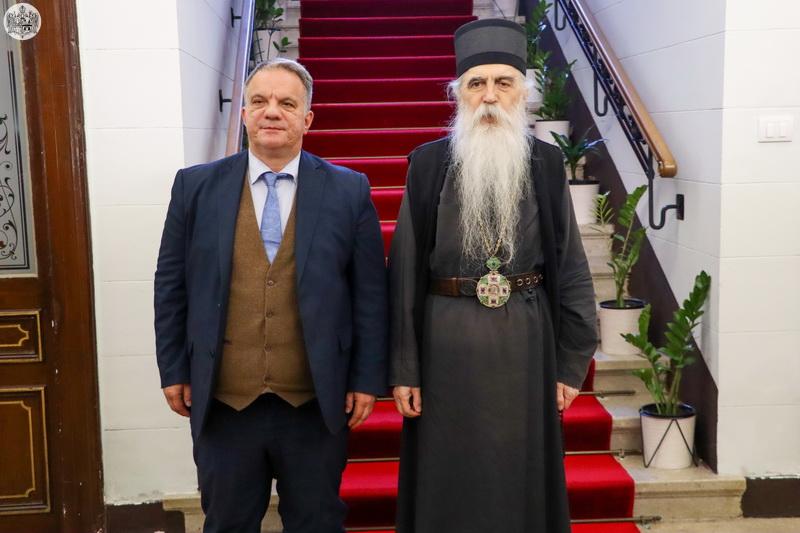 Ο Υπουργός Παιδείας της Σερβίας στον Μητροπολίτη Μπάτσκας Ειρηναίο