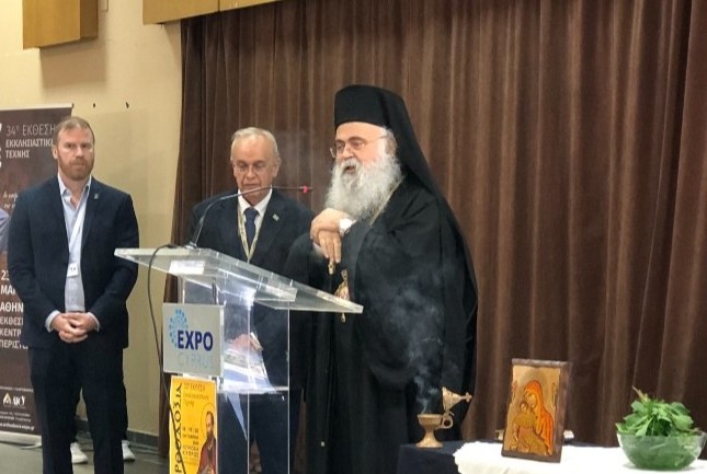 Εγκαινιάστηκε από τον Αρχιεπίσκοπο Κύπρου η 33η Έκθεση Εκκλησιαστικής Τέχνης «ΟΡΘΟΔΟΞΙΑ» στη Λευκωσία