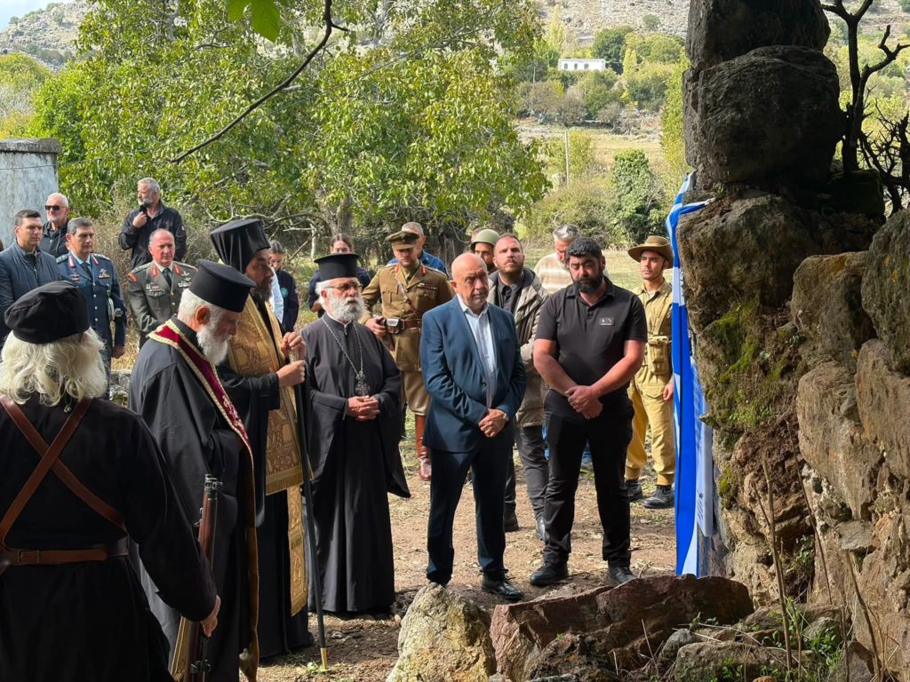 83 χρόνια από το Ολοκαύτωμα του Καλλικράτη:  Τιμή και συγκίνηση στο μαρτυρικό χωριό των Σφακίων