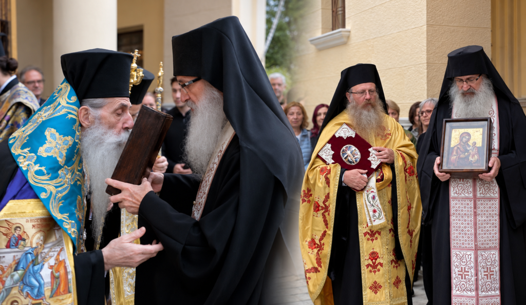 Η Ιερά Εικόνα της Παναγίας Ελεούσας στο Νέο Φάληρο από την Ιερά Μονή Στομίου (ΒΙΝΤΕΟ – ΦΩΤΟ)