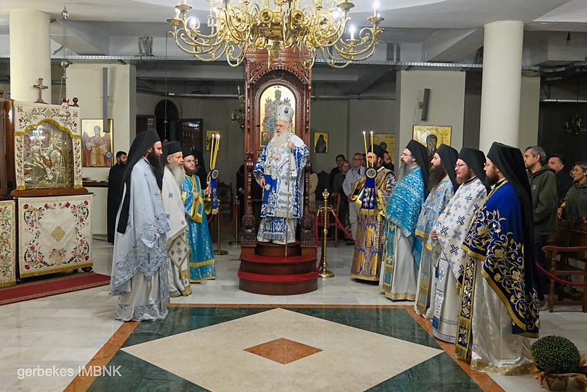 Πανηγυρική Αγρυπνία Συνάξεως Παναγίας Γοργοεπηκόου στην Ιερά Μονή Δοβρά