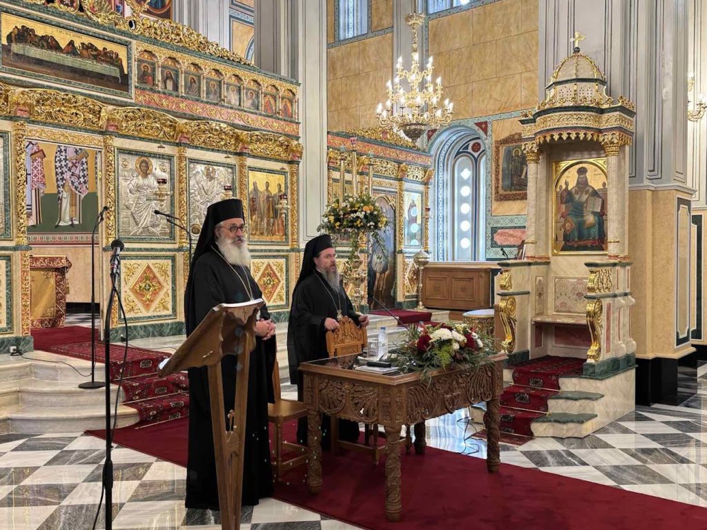 Η’ Επετειακή Ιερατική Σύναξη στην Ι. Μ. Αιτωλίας και Ακαρνανίας με ομιλητή τον Μητροπολίτη Αλεξανδρουπόλεως Άνθιμο