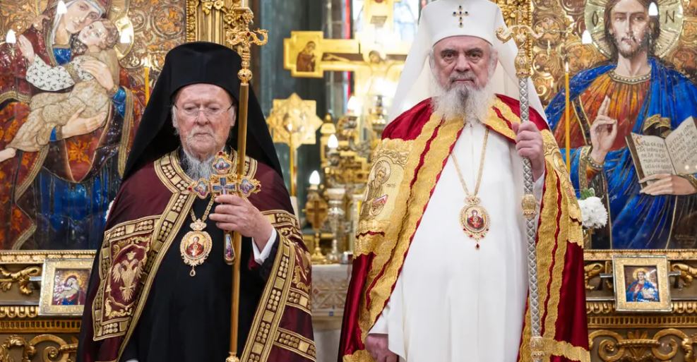 Patriarhul Daniel îl felicită pe Patriarhul Ecumenic Bartolomeu I la aniversarea a 35 de ani de la întronizare