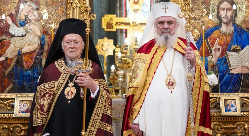 The Patriarch of Romania congratulates Ecumenical Patriarch on the 35th anniversary of his enthronement