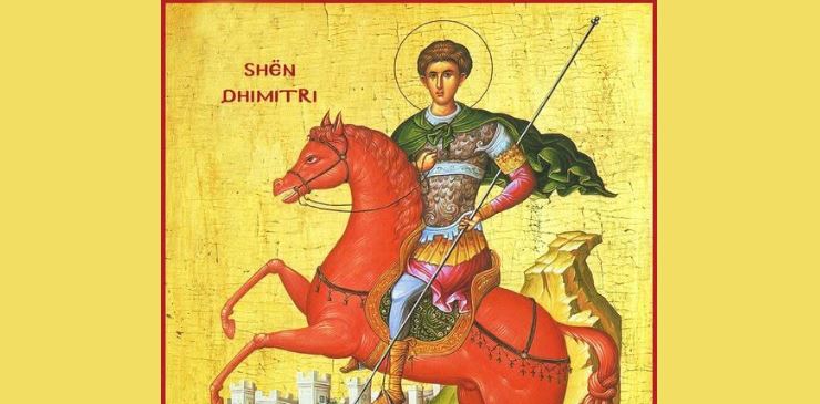 Dëshmor i madh Dhimitër Mirovliti. Dëshmor Lupi. Dëshmore Leptina. Dëshmor Glikoni. Dëshmor i ri Joasafi