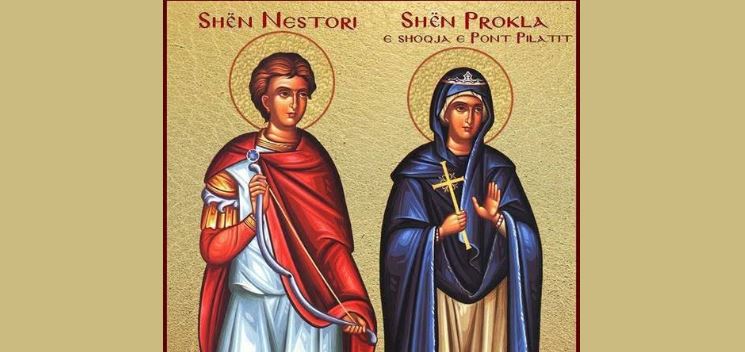 Dëshmor Nestori. Prokla, e shoqja e Pont Pilatit. Dëshmoret Kapitolina, Erotisa. Ati i shenjtë Dhimitri në Basarabov