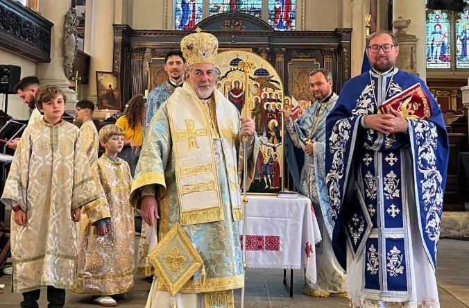 Archbishop Nikitas Celebrates Ukrainian Parish Feast and Fifth Anniversary