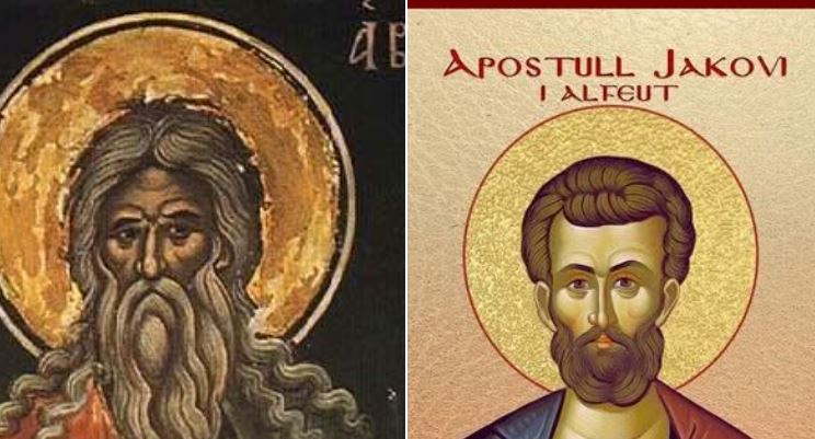 Abrahami dhe Loti, të Drejtë. Apostull Jakovi, bir i Alfeut. Oshënare Poplia
