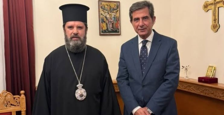 Zëvendësministri grek Giulekas takoi Kryepeshkopin Joan