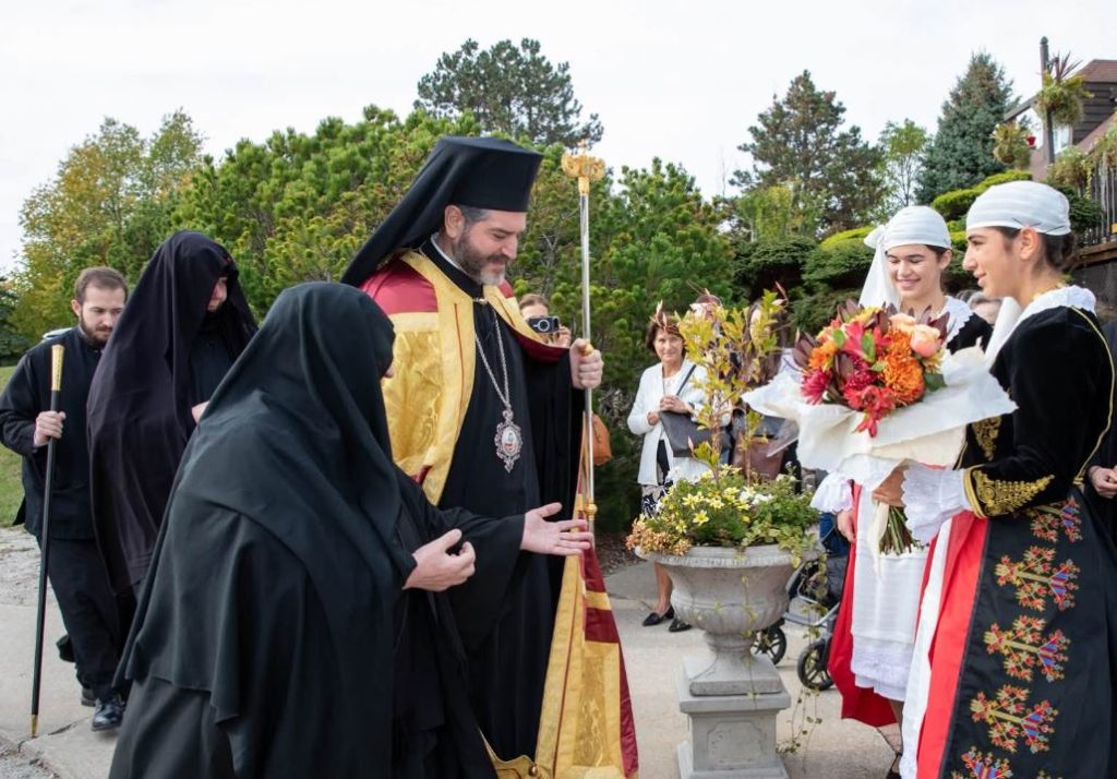 Archbishop Apostolos of Canada Makes His First Visit to St. Kosmas Aitolos Monastery
