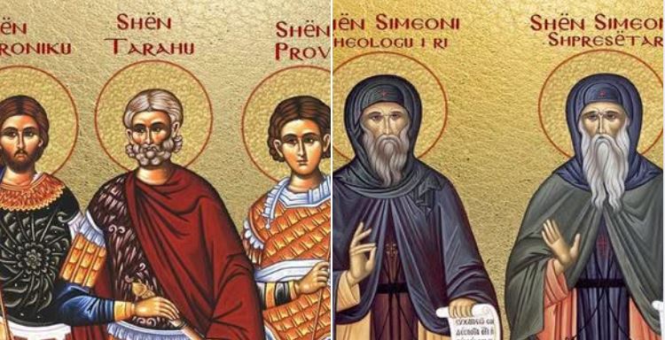 Dëshmorët Provi, Androniku, Tarahu; Andromaku, Diodori etj. Oshënar Simeon Theologu i Ri