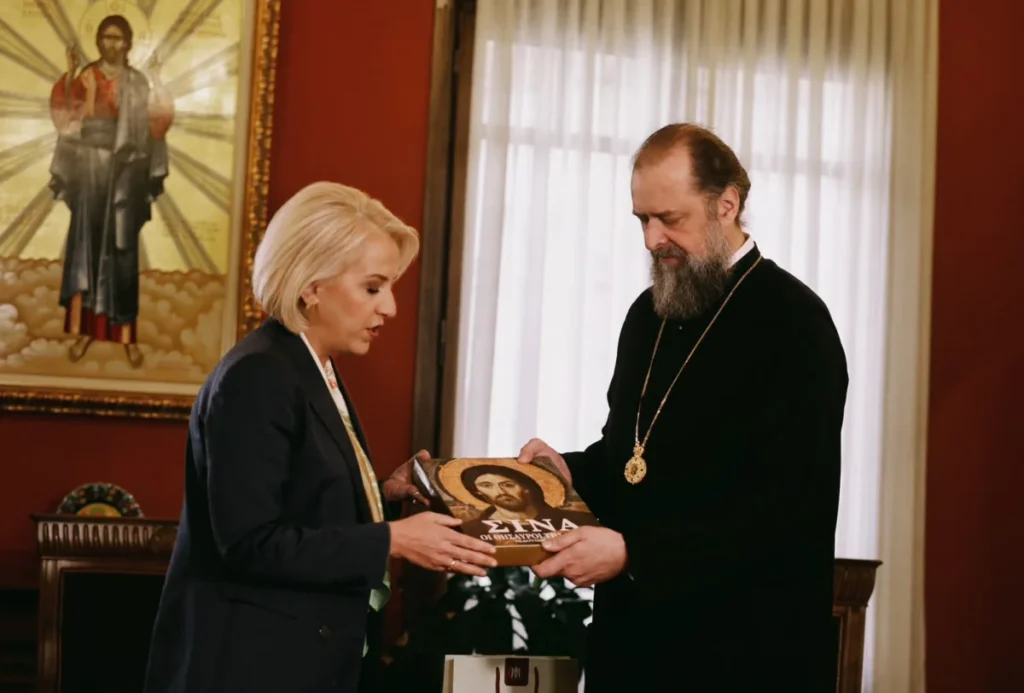 Συνάντηση του Μητροπολίτη Θεσσαλονίκης με την Πρόεδρο της ΚΟ του ΣΥΡΙΖΑ Ρένα Δούρου